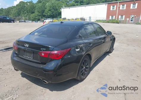 2016 Infiniti Q50 2.0T Premium z USA, uszkodzony, nr VIN JN1CV7ARXGM251800